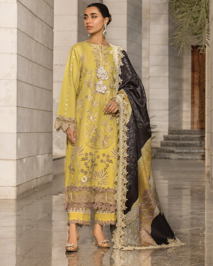 Rang Rasiya Carnation Festive Edit Unstitched 3 Piece Suit D-09 ZARIAH