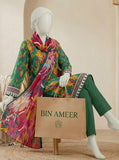 Ittehad Essential Vol-02 Unstitched Printed Lawn 3Pc Suit D-09