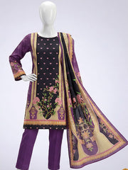 Ittehad Essential Printed Lawn Unstitched 3Pc Suit D-09