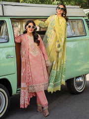 Rang Rasiya Carnation Embroidered Lawn Unstitched 3Pc Suit D-09 Keya