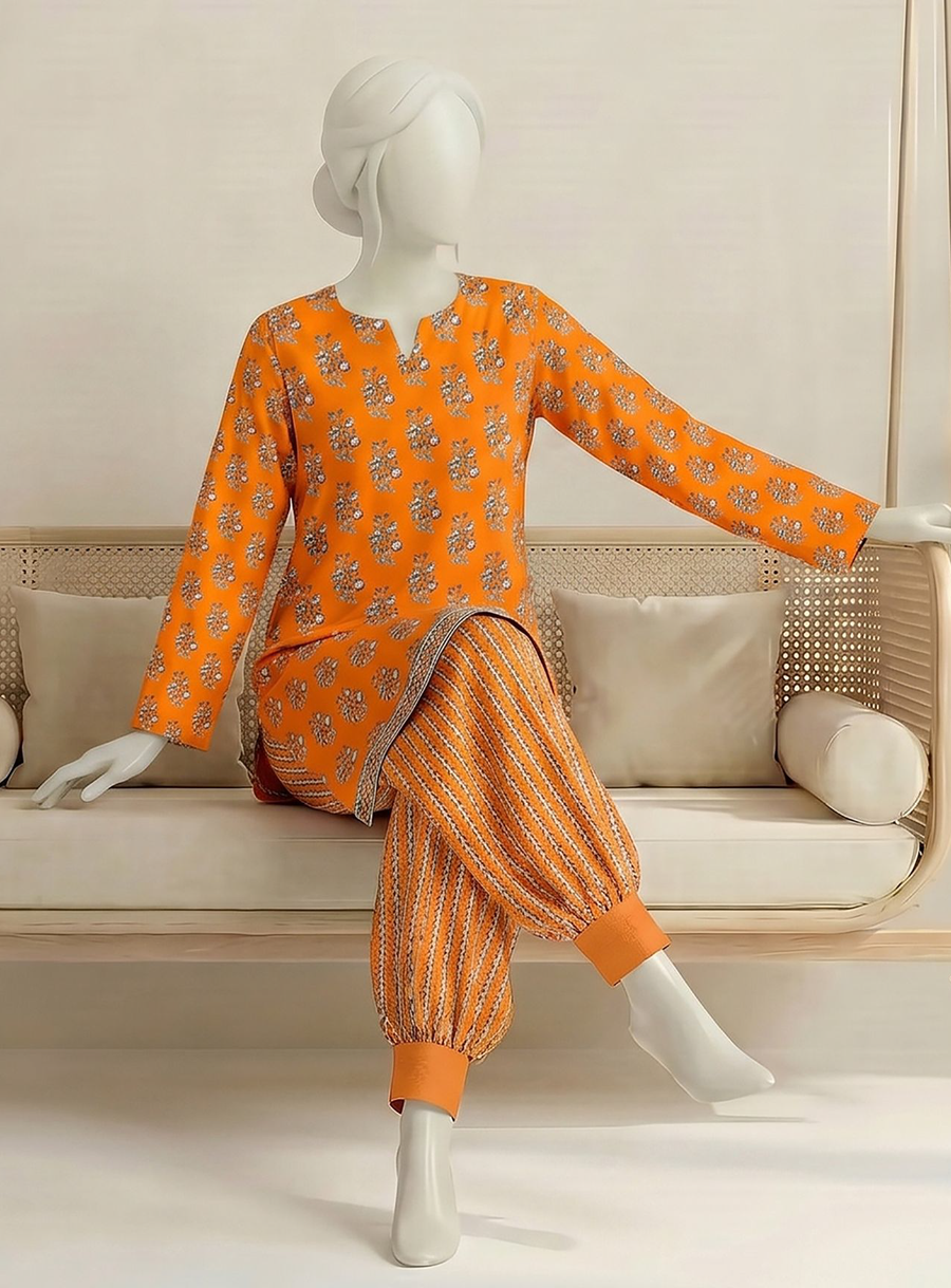 Ittehad Daily Afairs Vol-02 Unstitched Printed Lawn 2Pc Suit D-09