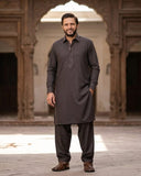 Enigma by Fabrieco Men's Unstitched Ultrafine Chambray Cotton Suit CC-01