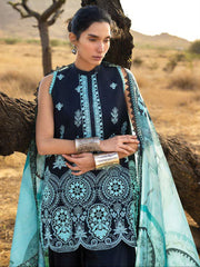 Zainab Chottani Embroidered Lawn Unstitched 3Pc Suit D-10 Silva
