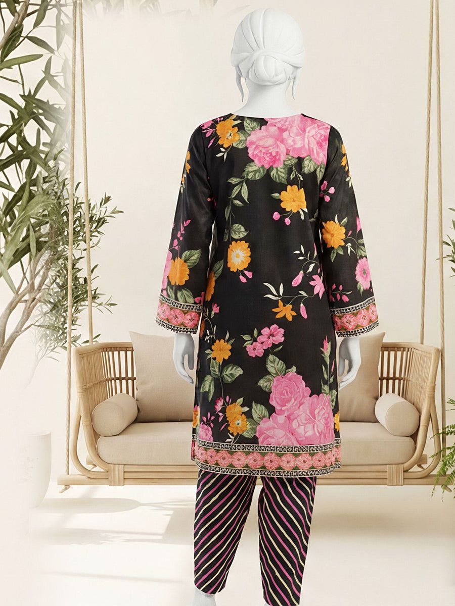 Ittehad Daily Afairs Printed Lawn Unstitched 2Pc Suit D-11