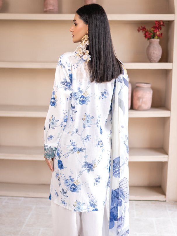 Janvi by Sanam Saeed Embroidered Lawn Unstitched 3Pc Suit D-10