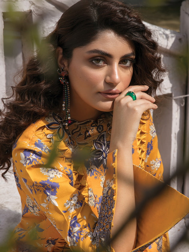 Rang Rasiya Florence Embroidered Lawn Unstitched 2Pc Suit D-10 LIAH