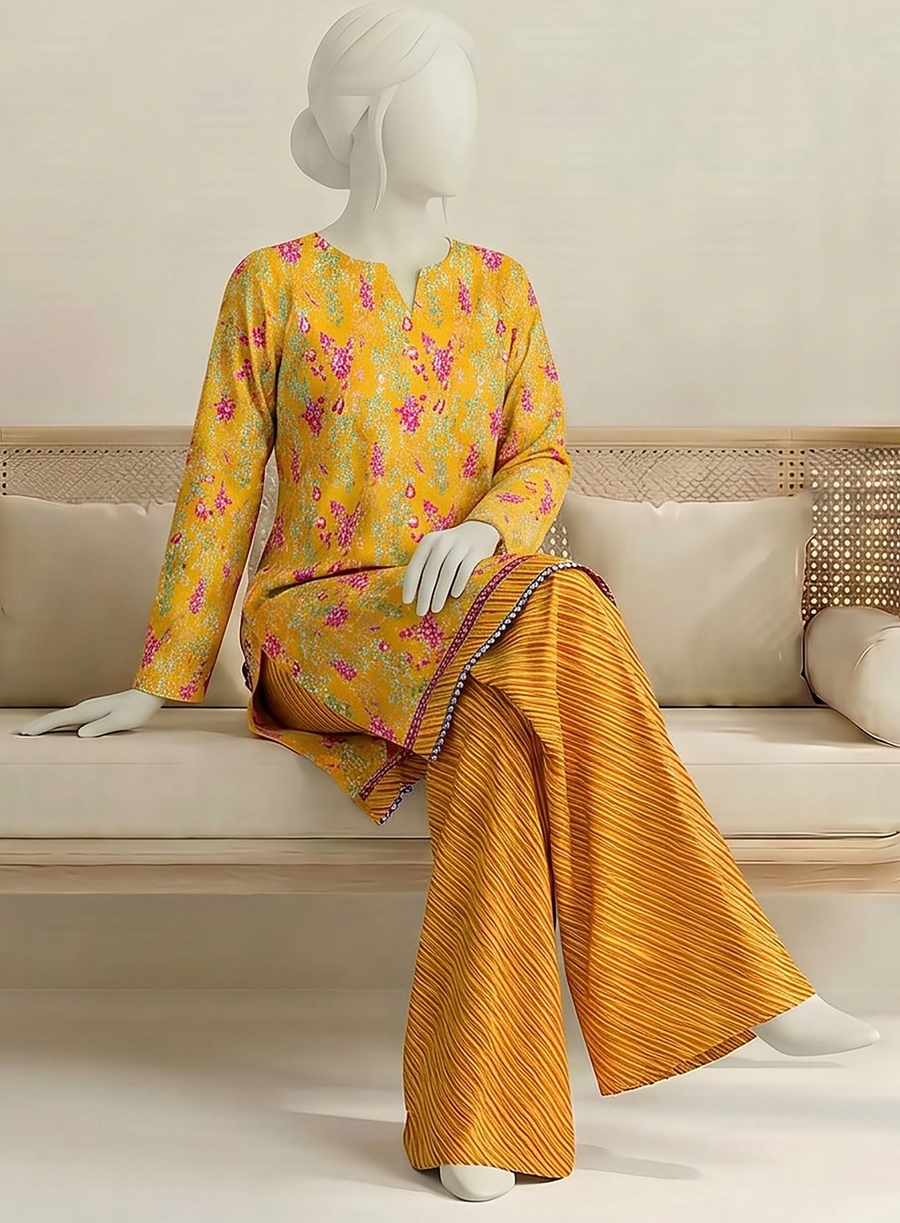 Ittehad Daily Afairs Vol-02 Unstitched Printed Lawn 2Pc Suit D-10