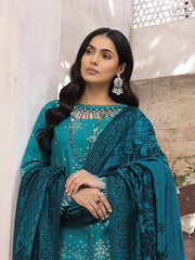 ELAK by Humdum Unstitched Embroidered Khaddar 3Pc Suit EL-10