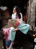 RajBari Nissa Floral Symphony Embroidered Lawn Unstitched 3Pc Suit D-10