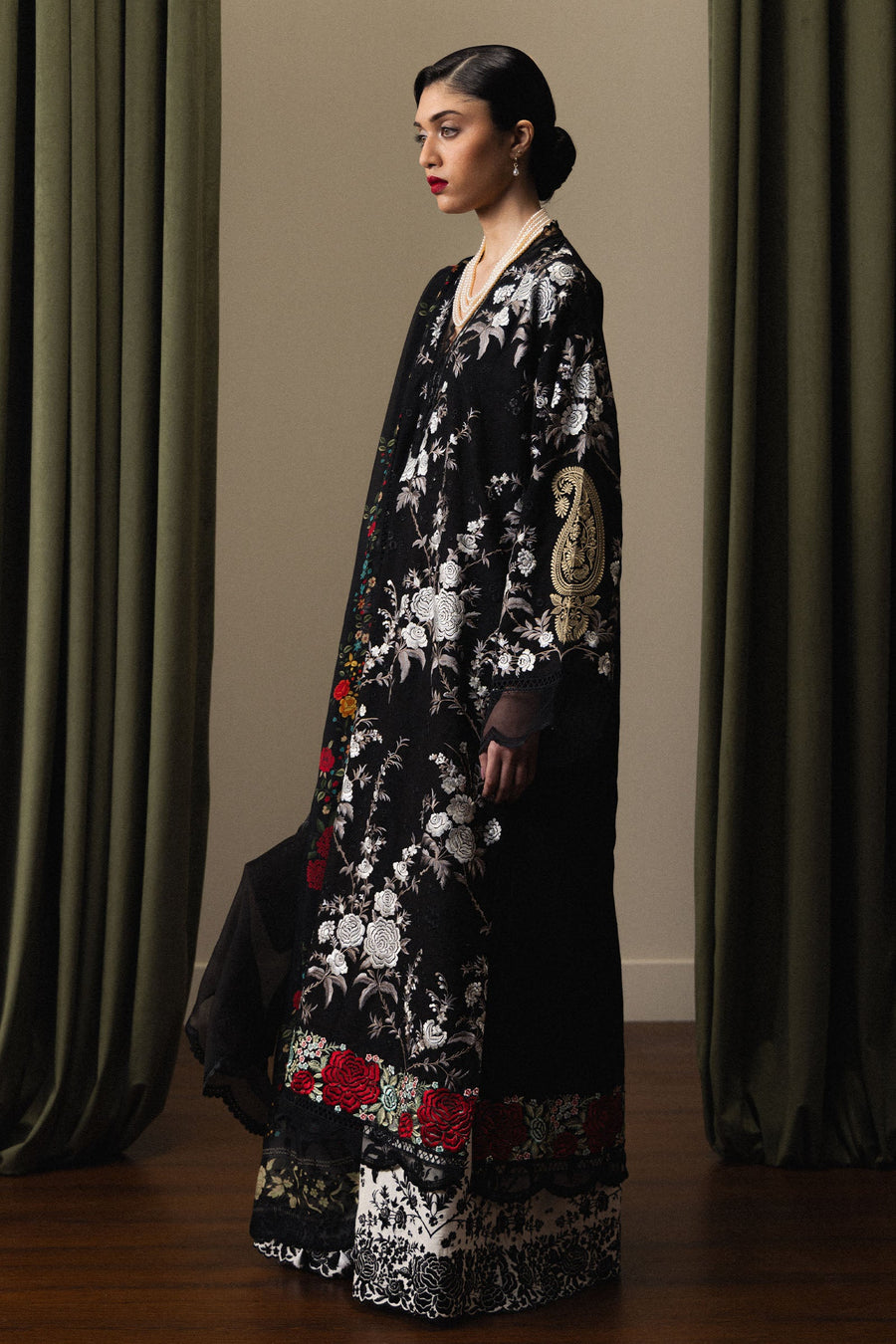 Zara Shahjahan Satori Stillness & Luxury Unstitched Lawn 3Pc Suit D-10 TAKUMI