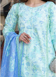 AL Zohaib Dhagakari Embroidered Lawn Unstitched 3Pc Suit D-10