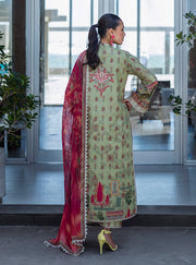 Zainab Chottani Tahra Embroidered Lawn Unstitched 3Pc Suit D-10 ZAIRA