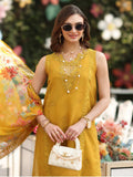 Noor by Saadia Asad Luxe Chikankari Unstitched Lawn 3Pc Suit D-10 HELIA