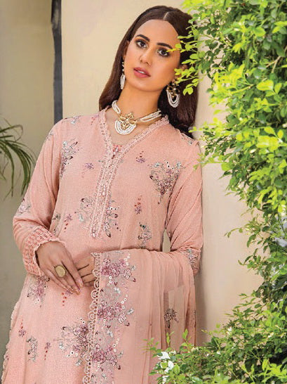 Rumli by Humdum Embroidered Karandi Unstitched 3Pc Suit RM-10