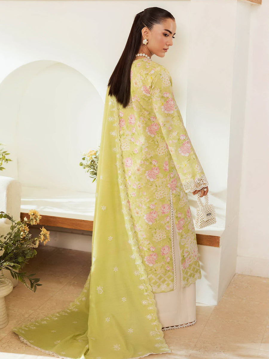 Nissa by RajBari Premium Embroidered Marina Unstitched 3Pc Suit D-10