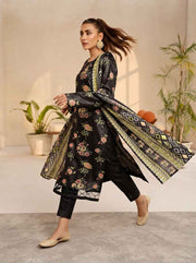 Fiza Noor Digital Printed Marina Unstitched 3Pc Suit D-10