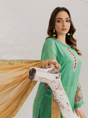 Sundas By Al Kareem Premium Printed Lawn Unstitched 3Pc Suit D-10