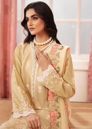 RajBari Nissa Chikankari Embroidered Lawn Unstitched 3 Piece Suit D-10