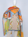 Ittehad Essential Printed Lawn Unstitched 3Pc Suit D-10