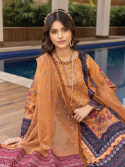 Belle ame by Humdum Embroidered Lawn Unstitched 3Pc Suit D-10