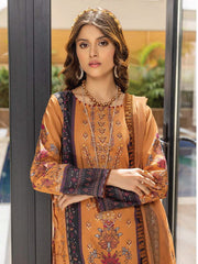 Belle ame by Humdum Embroidered Lawn Unstitched 3Pc Suit D-10