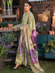 Rang Rasiya Premium Embroidered Lawn Unstitched 3Pc Suit D-08 AYSEL