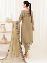 Ramsha Rangoon Vol-10 Luxury Chiffon Unstitched 3Pc Suit D-1001