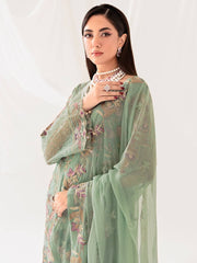 Ramsha Rangoon Vol-10 Luxury Chiffon Unstitched 3Pc Suit D-1003
