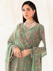 Ramsha Rangoon Vol-10 Luxury Chiffon Unstitched 3Pc Suit D-1003