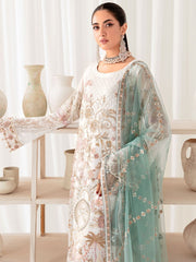 Ramsha Rangoon Vol-10 Luxury Chiffon Unstitched 3Pc Suit D-1005
