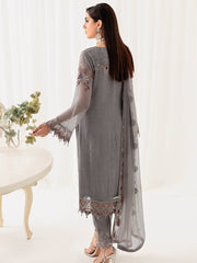 Ramsha Rangoon Vol-10 Luxury Chiffon Unstitched 3Pc Suit D-1006