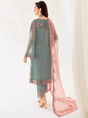 Ramsha Rangoon Vol-10 Luxury Chiffon Unstitched 3Pc Suit D-1010