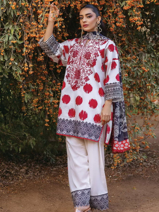 Tahra by Zainab Chottani Embroidered Lawn Unstitched 3Pc Suit D-10A FREYA