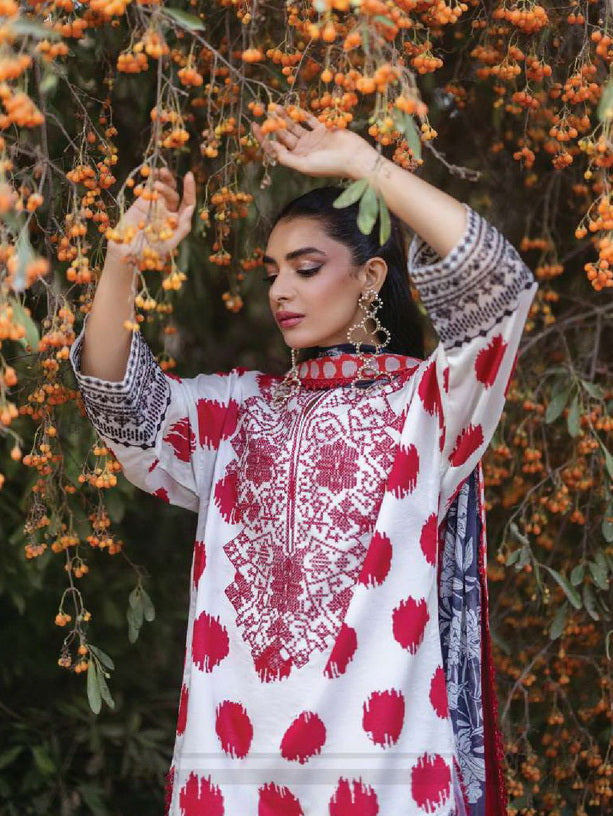 Tahra by Zainab Chottani Embroidered Lawn Unstitched 3Pc Suit D-10A FREYA