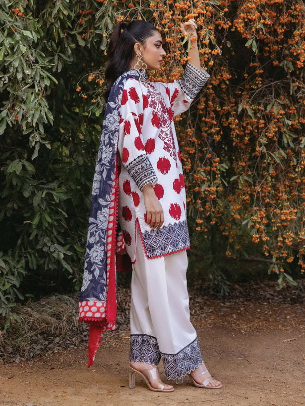 Tahra by Zainab Chottani Embroidered Lawn Unstitched 3Pc Suit D-10A FREYA