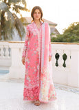 Afrozeh Summer Together Embroidered Lawn Unstitched 3Pc Suit - AMELUNE