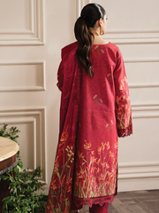 Rang Rasiya Lifestyle Embroidered Lawn Unstitched 3Pc Suit D-10 CRIMSON