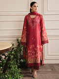 Rang Rasiya Lifestyle Embroidered Lawn Unstitched 3Pc Suit D-10 CRIMSON