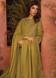 Rang Rasiya Embroidered Karandi Unstitched 3Pc Suit D-10 Cardamom