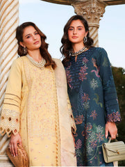 Rang Rasiya Florence Embroidered Lawn Unstitched 3Pc Suit D-10 MIRHA