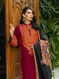 Zainab Chottani Embroidered Herringbone Unstitched 3Pc Suit D-10 Sila