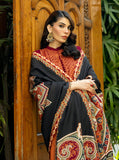 Zainab Chottani Embroidered Herringbone Unstitched 3Pc Suit D-10 Sila