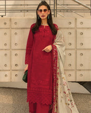 Rang Rasiya Carnation Festive Edit Unstitched 3 Piece Suit D-10 AYLA