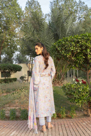 Spring Bell by Sanam Saeed Embroidered Lawn Unstitched 3Pc Suit D-10