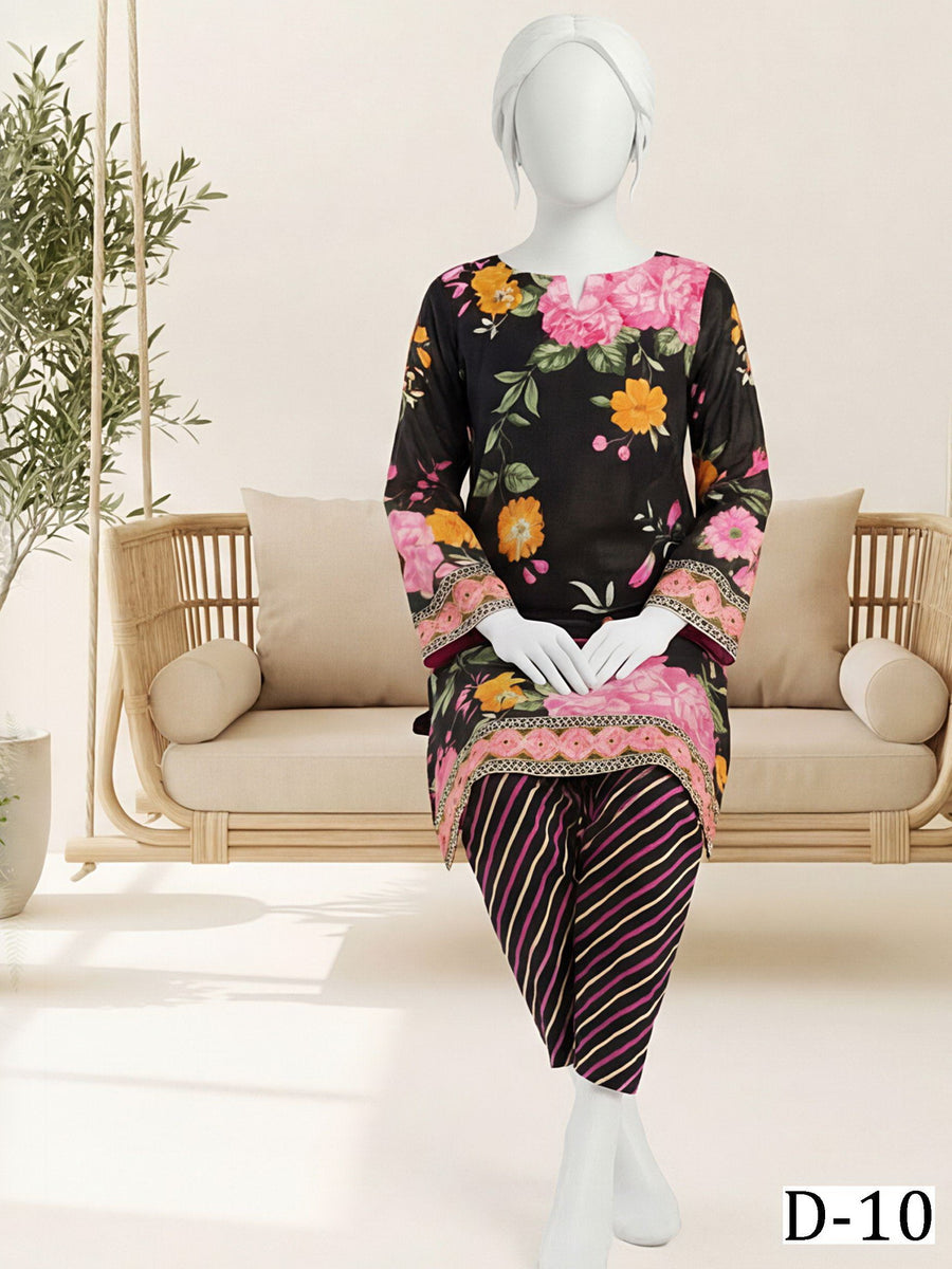 Ittehad Daily Afairs Printed Lawn Unstitched 2Pc Suit D-11