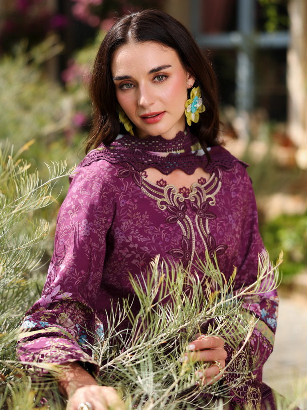 Rang Rasiya Lifestyle Embroidered Lawn Unstitched 3Pc Suit D-10 Utopia