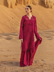 Rang Rasiya Premium Embroidered Lawn Unstitched 3Pc Suit D-10 RAMEEN