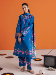 RajBari Amal Summer Prints Exclusive 3Pc Unstitched Lawn Suit D-10