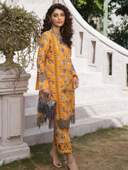 Rang Rasiya Florence Embroidered Lawn Unstitched 2Pc Suit D-10 LIAH