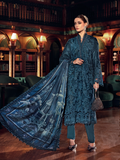 Maria.B Winter Luxe Embroidered Velvet Unstitched 3Pc Suit D-10